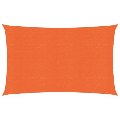 Pânză parasolar, portocaliu dreptunghiular 5x7 m HDPE 160 g/m² GartenMobel Dekor