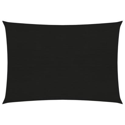 Pânză parasolar, negru, 4x5 m, HDPE, 160 g/m² GartenMobel Dekor