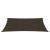 Pânză parasolar, maro, 3x5 m, HDPE, 160 g/m² GartenMobel Dekor