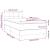 Pat box spring cu saltea, crem, 100x200 cm, textil GartenMobel Dekor