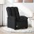Fotoliu rabatabil electric, negru, material textil GartenMobel Dekor