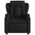 Fotoliu rabatabil electric, negru, material textil GartenMobel Dekor