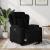 Fotoliu rabatabil electric, negru, material textil GartenMobel Dekor
