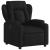 Fotoliu rabatabil electric, negru, material textil GartenMobel Dekor