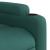Fotoliu rabatabil electric, verde închis, material textil GartenMobel Dekor