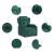 Fotoliu rabatabil electric, verde închis, material textil GartenMobel Dekor