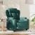 Fotoliu rabatabil electric, verde închis, material textil GartenMobel Dekor
