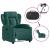 Fotoliu rabatabil electric, verde închis, material textil GartenMobel Dekor