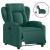 Fotoliu rabatabil electric, verde închis, material textil GartenMobel Dekor
