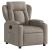 Fotoliu rabatabil electric, gri taupe, material textil GartenMobel Dekor