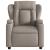 Fotoliu rabatabil electric, gri taupe, material textil GartenMobel Dekor