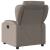 Fotoliu rabatabil electric, gri taupe, material textil GartenMobel Dekor