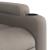 Fotoliu rabatabil electric, gri taupe, material textil GartenMobel Dekor