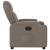 Fotoliu rabatabil electric, gri taupe, material textil GartenMobel Dekor