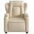 Fotoliu rabatabil electric, crem, material textil GartenMobel Dekor