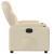 Fotoliu rabatabil electric, crem, material textil GartenMobel Dekor