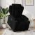 Fotoliu electric rabatabil cu ridicare, negru, textil GartenMobel Dekor