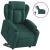 Fotoliu electric rabatabil cu ridicare, verde închis, textil GartenMobel Dekor