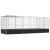 Voliera de păsări cu extensie, argintiu, 625x207x212 cm, oțel GartenMobel Dekor