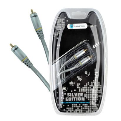 CABLU 1RCA-1RCA 0.5M COAXIAL SILVER EDITION C EuroGoods Quality