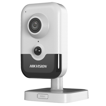 Camera de supraveghere Wi-Fi Cube IP 2.0MP, lentila 2.8mm, AUDIO bidirectional, IR 10m, PIR, SD-card - HIKVISION DS-2CD2421G0-IW-2.8mm SafetyGuard Surveillance