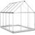 Sere cu cadru de bază, argintiu, 224x169x202 cm, aluminiu GartenMobel Dekor