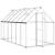 Sere cu cadru de bază, argintiu, 334x169x195 cm, aluminiu GartenMobel Dekor