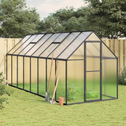 Sere cu cadru de bază, antracit, 445x169x195 cm, aluminiu GartenMobel Dekor