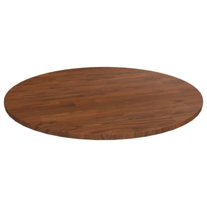 Blat de masă rotund maro închis Ø60x1,5 cm lemn stejar tratat GartenMobel Dekor