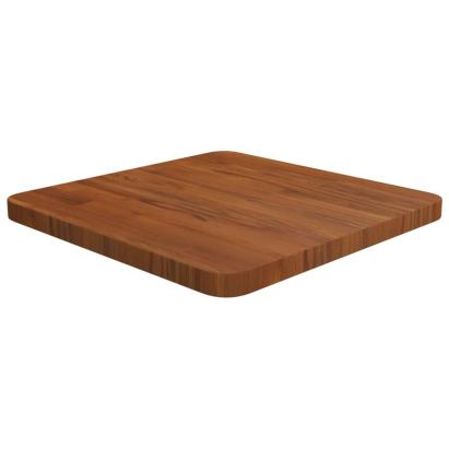 Blat de masă pătrat maro închis 40x40x2,5 cm lemn stejar tratat GartenMobel Dekor
