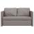 Canapea extensibilă 2 în 1, gri taupe, 112x174x55 cm, textil GartenMobel Dekor