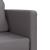 Canapea extensibilă 2 în 1, gri, 112x174x55 cm, piele ecologică GartenMobel Dekor