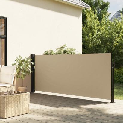 Copertină laterală retractabilă, bej, 120 x 600 cm GartenMobel Dekor