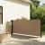 Copertină laterală retractabilă, gri taupe, 120 x 600 cm GartenMobel Dekor