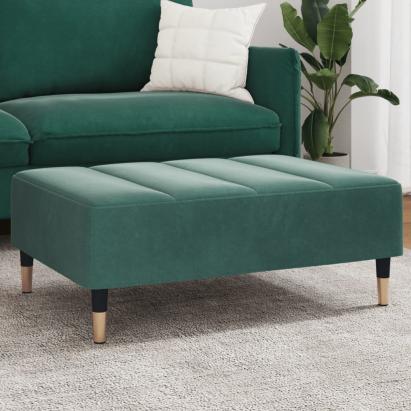 Taburet, verde închis, 77x55x31 cm, catifea GartenMobel Dekor