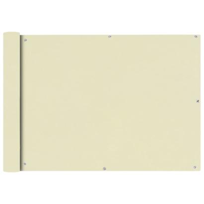 Prelată balcon din material textil oxford, 75 x 600 cm, bej GartenMobel Dekor