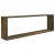 Rafturi de perete cub, 2 buc., stejar fumuriu 100x15x30 cm lemn GartenMobel Dekor