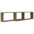 Rafturi de perete cub, 2 buc., stejar fumuriu 100x15x30 cm lemn GartenMobel Dekor