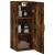 Dulap montat pe perete, stejar fumuriu, 34,5x34x90 cm GartenMobel Dekor