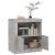 Servantă cu lumini LED, gri beton, 60,5x37x67 cm GartenMobel Dekor