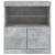 Servantă cu lumini LED, gri beton, 60x37x67 cm GartenMobel Dekor