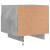 Noptieră cu lumini LED, gri beton, 40x39x37 cm GartenMobel Dekor
