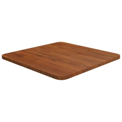 Blat de masă pătrat maro închis 40x40x1,5 cm lemn stejar tratat GartenMobel Dekor