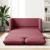 Canapea extensibilă 2 în 1, bordo, 112x174x55 cm, textil GartenMobel Dekor