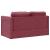 Canapea extensibilă 2 în 1, bordo, 112x174x55 cm, textil GartenMobel Dekor