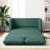 Canapea extensibilă 2 în 1, verde închis, 112x174x55 cm, textil GartenMobel Dekor