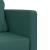 Canapea extensibilă 2 în 1, verde închis, 112x174x55 cm, textil GartenMobel Dekor