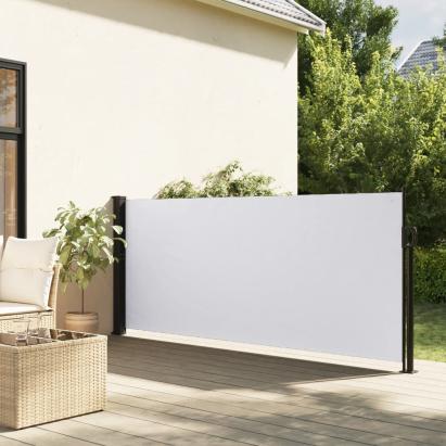 Copertina laterală retractabilă, alb, 120x500 cm GartenMobel Dekor