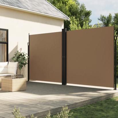 Copertină laterală retractabilă, taupe, 220x1200 cm GartenMobel Dekor
