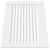 Uși dulap design lambriu 4 buc. alb 39,5x49,4 cm lemn masiv pin GartenMobel Dekor
